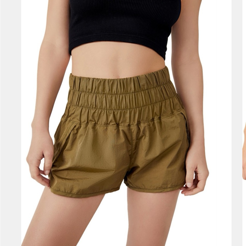 Free People FP Movement Army Green The Way Home Shorts - Size XS